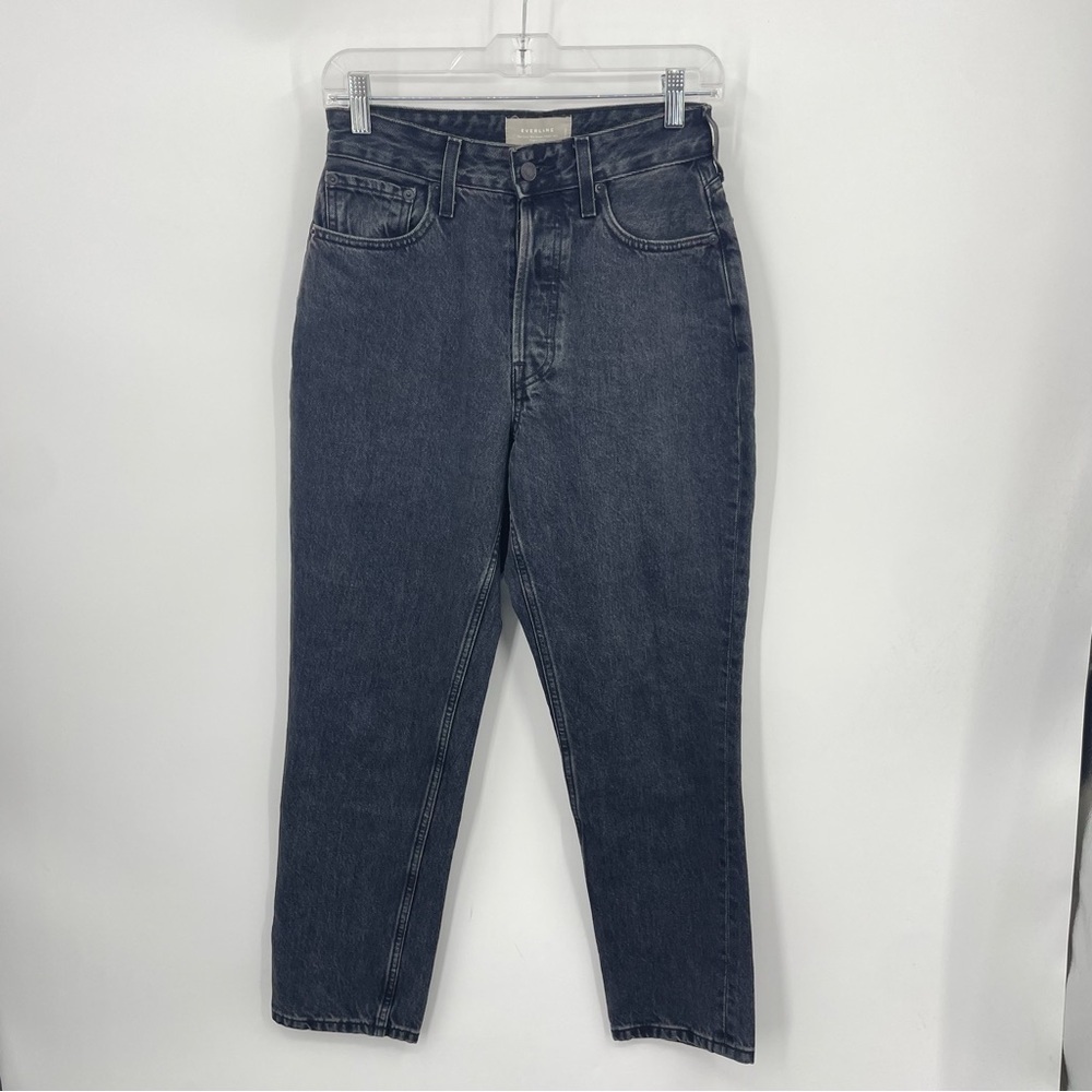 Everlane Curvy 90's Cheeky Straight Leg 27 Ankle
Jeans Button Fly Hartford night
